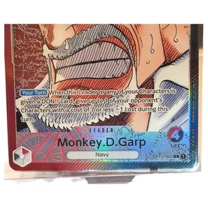 Monkey D. Garp Navy Card
